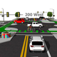 A rendering of the intersection by Salt Lake City’s transportation planners